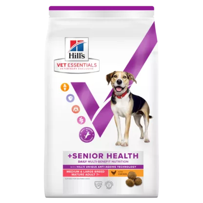 52742061771 Vet Essentials Multi-Benefit + Senior Health Medium _ Large Breed Dog Dry